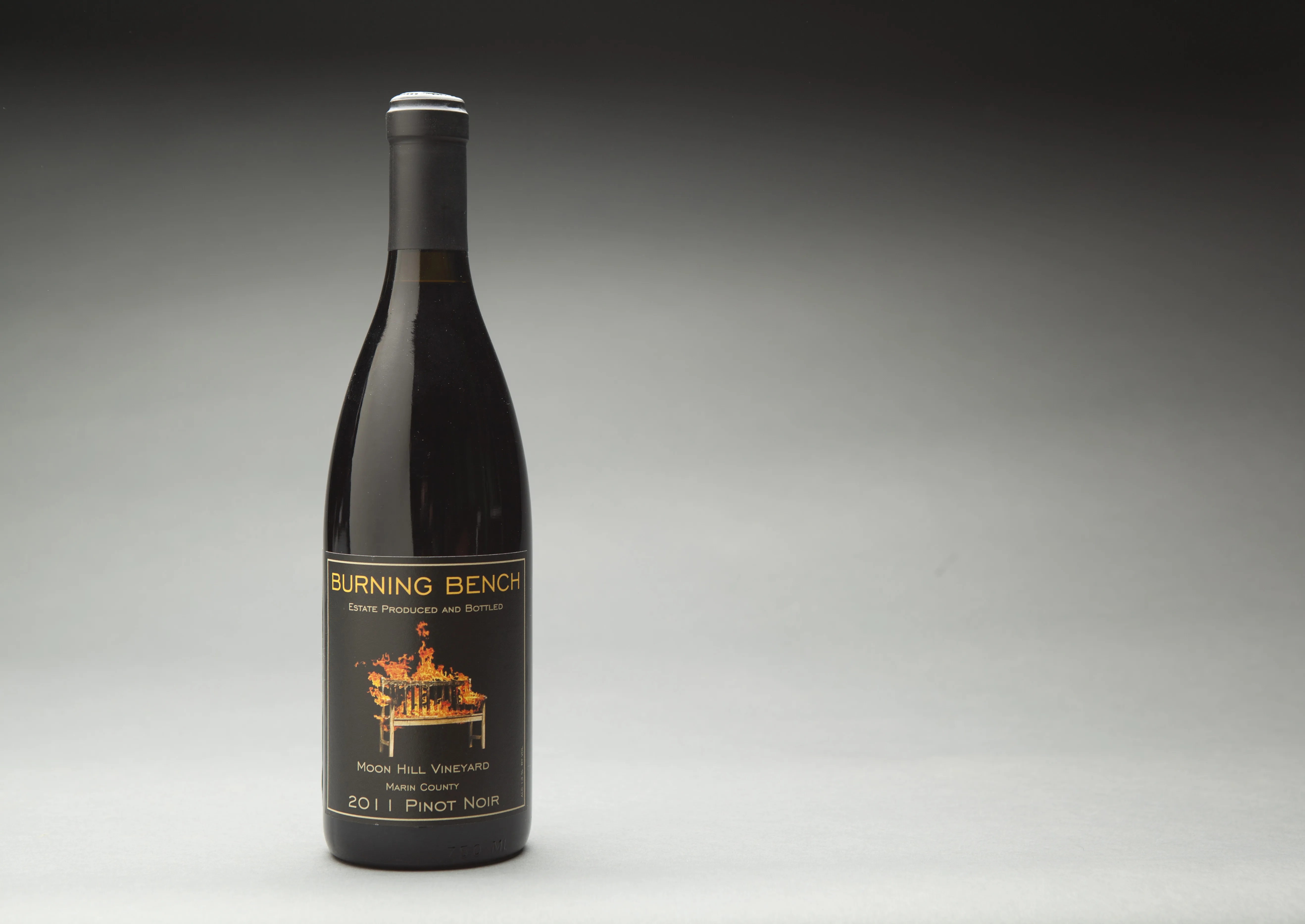 Burning Bench 2011 Pinot Noir bottle